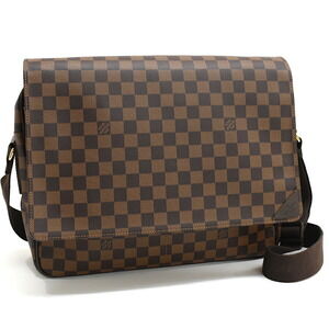 Louis Vuitton Shelton Shoulder Bag Damier Canvas Brown